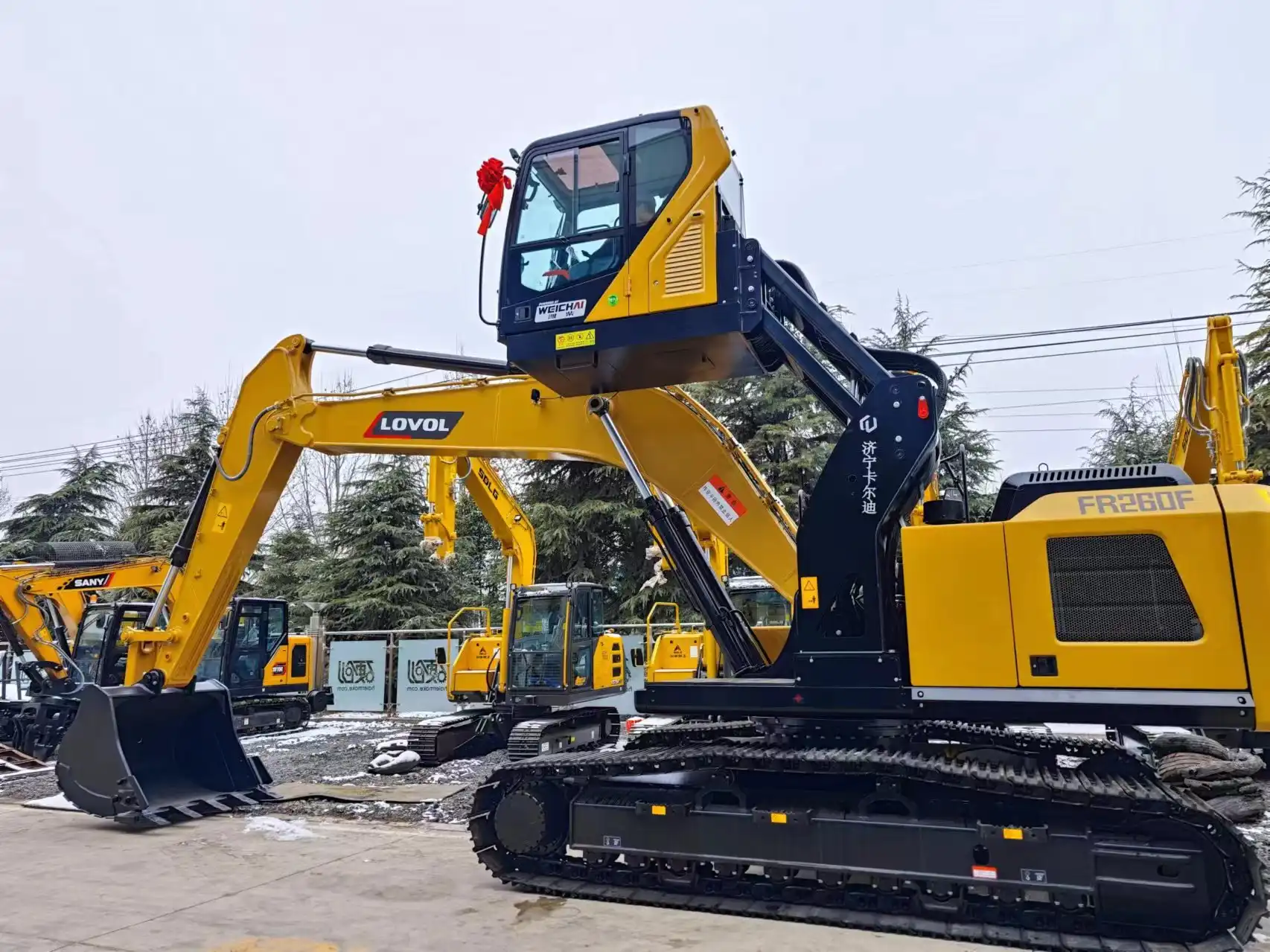 What is an excavator lift cab?